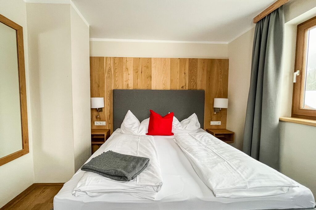 Schlafzimmer - Appartement mit Frühstück in Filzmoos - Bauernhofurlaub Mittersteghof