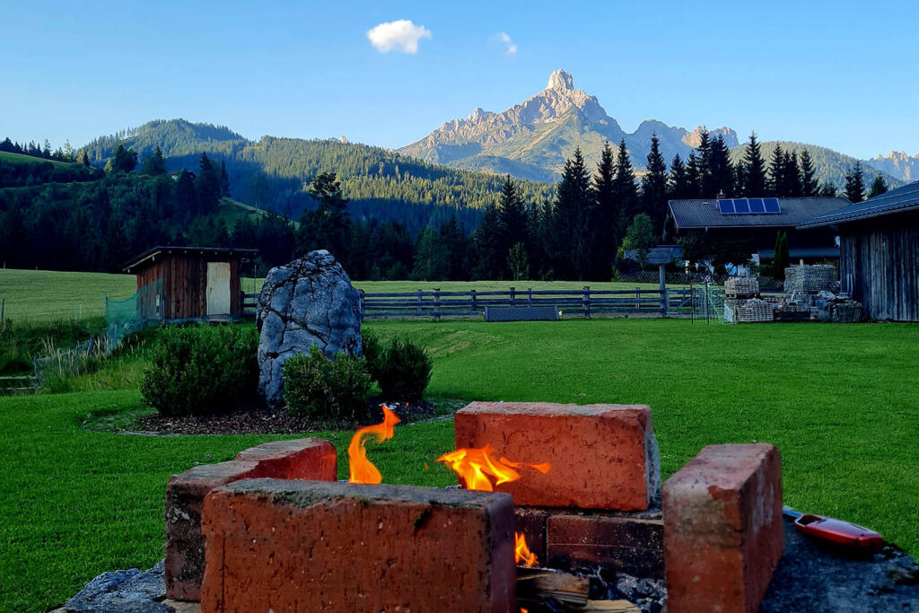 Garten - Urlaub am Bio-Bauernhof Mittersteghof Filzmoos
