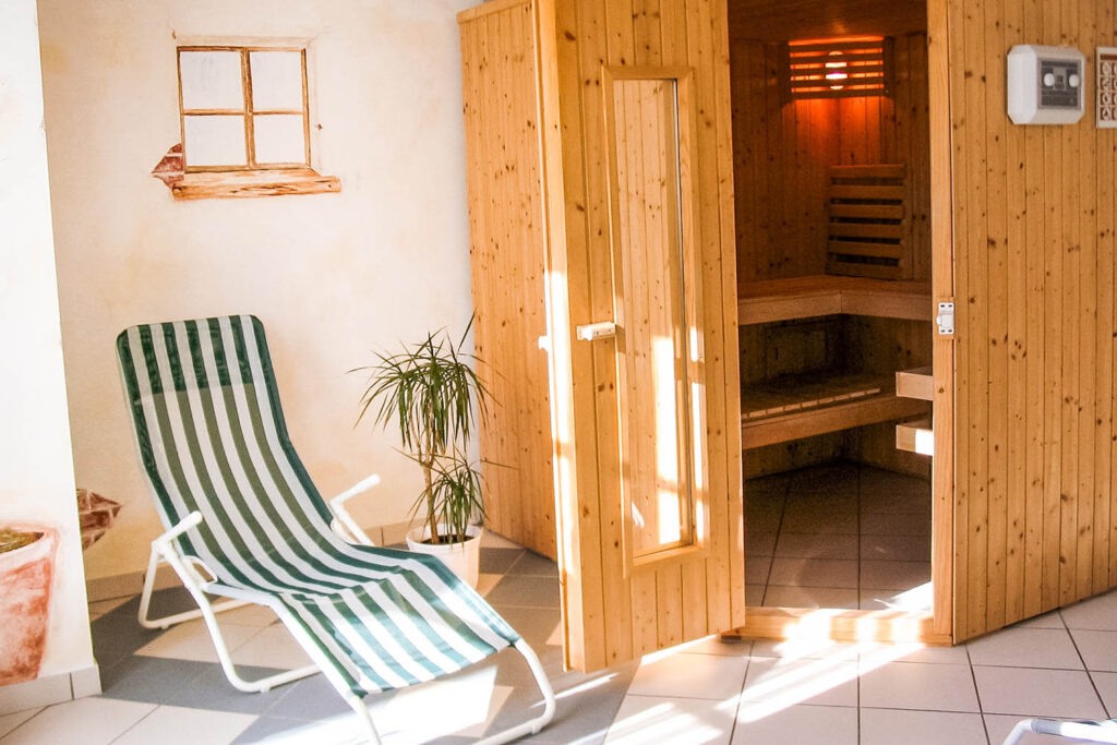 Sauna - Urlaub am Bio-Bauernhof Mittersteghof Filzmoos