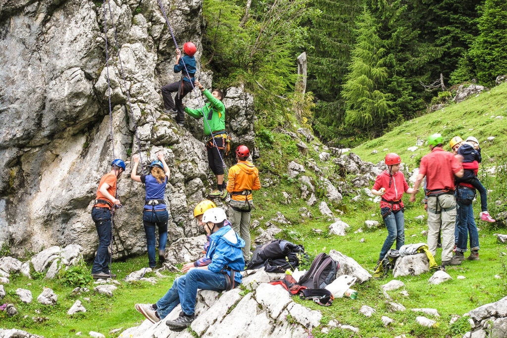 Aktivurlaub in Filzmoos - Klettern - Bauernhof Mittersteghof