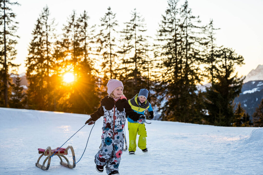Rodeln in Filzmoos mit der ganzen Familie, Salzburger Land - Bio Bauernhof Mittersteghof